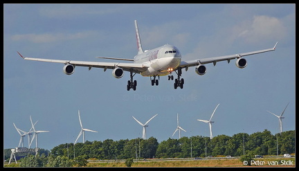 20240704 171150 R02152 Qatar A340-300 A7-AAH noseon AMS Q2