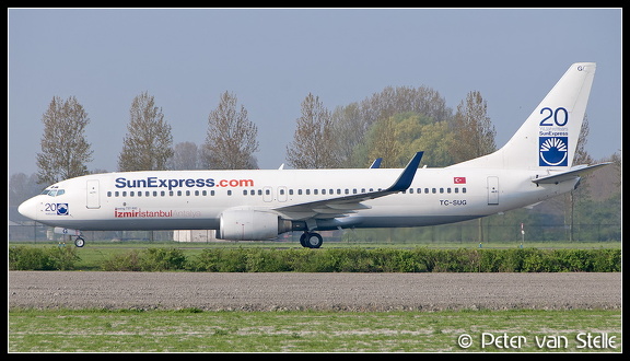 3003919 SunExpress B737-800W TC-SUG  AMS 16042009