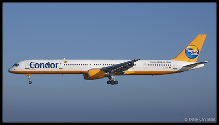 7002357 Condor B757-300 D-ABOL yellow-colours-50-jahre-stickers ACE 11032006